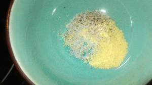 Set out some dried spices like salt and pepper